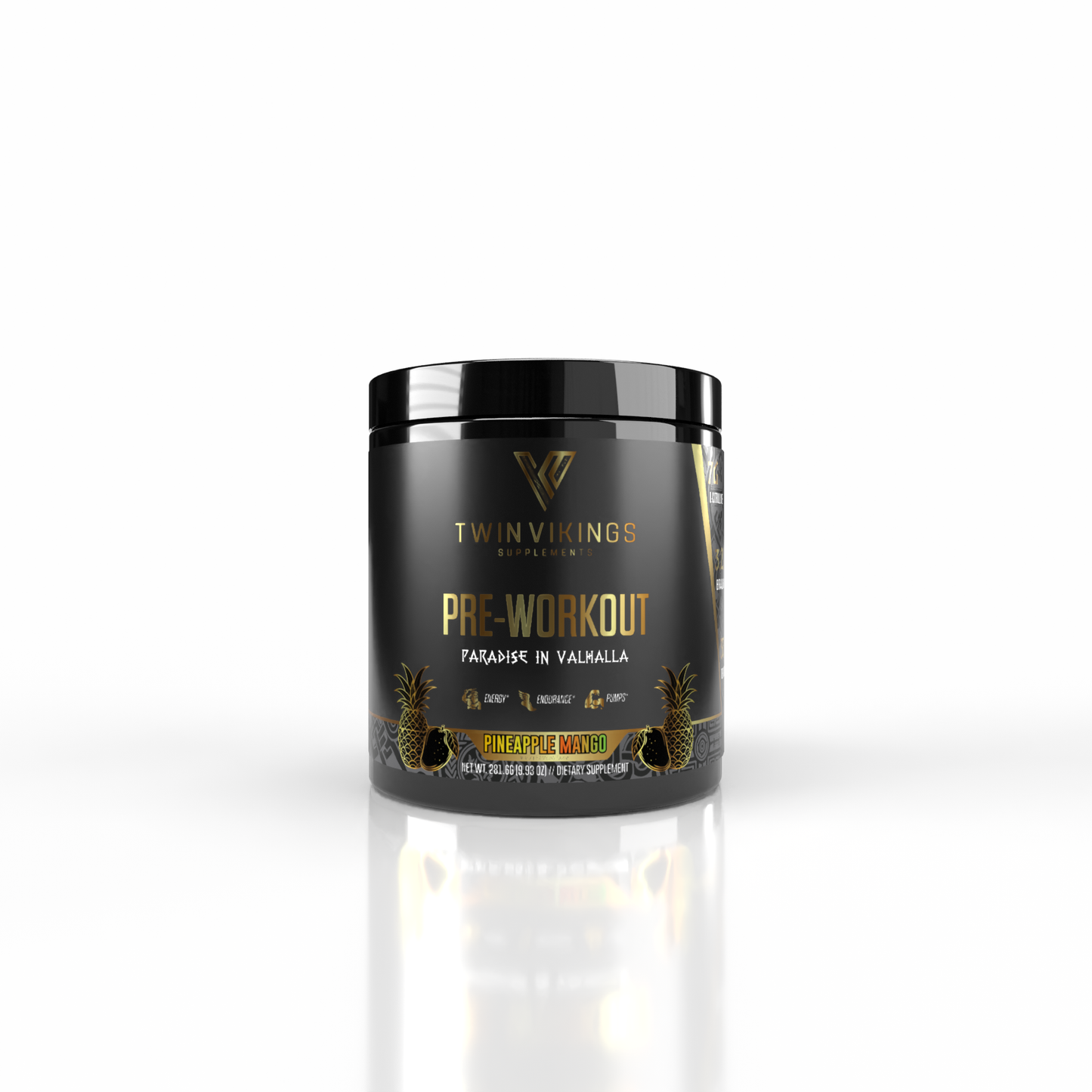 TwinVikings Supplements Pre-Workout Paradise in Valhalla (Pineapple Mango)